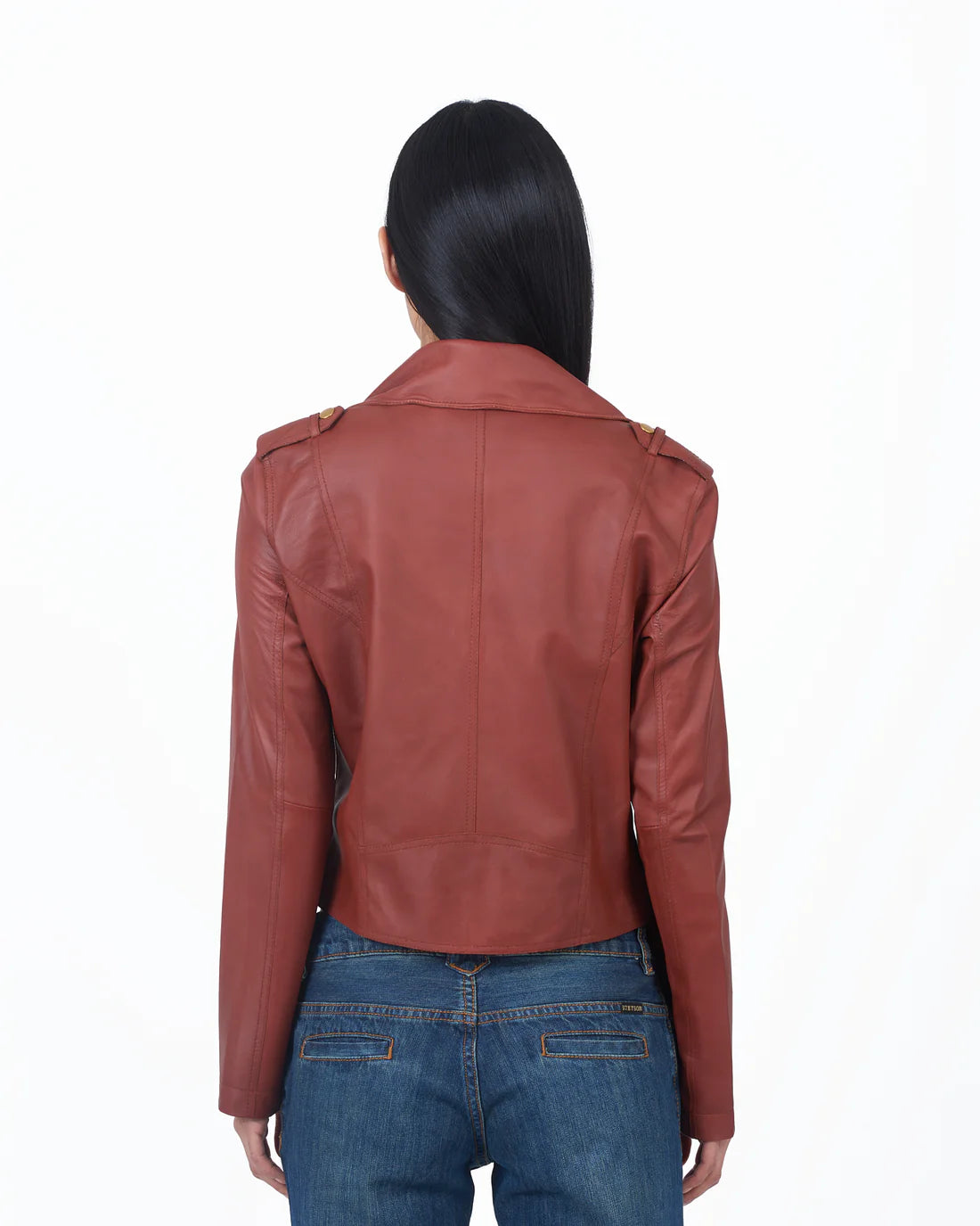JKT Millie Matte Leather Jacket - clever alice