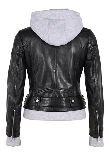 Mauritius Fred RF Leather Jacket in Black or Grey 