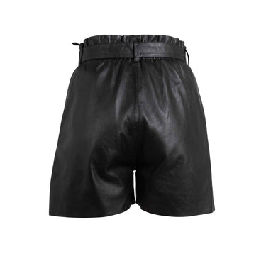 Mauritius Liz Leather Short in Black 