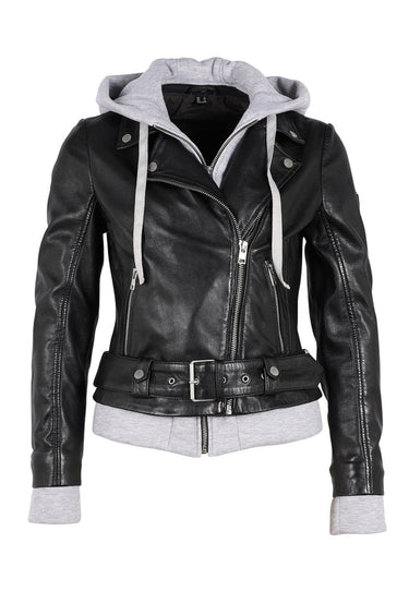 Mauritius Fred RF Leather Jacket in Black or Grey 