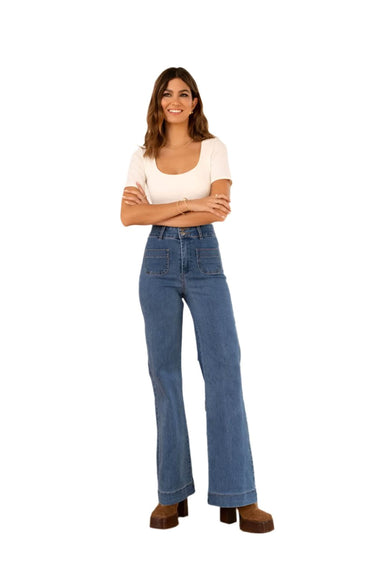 The Oraije Paris Elena Jeans in Medium Wash 