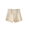 Clever Alice Victorinette Shorts in Natural Beige 