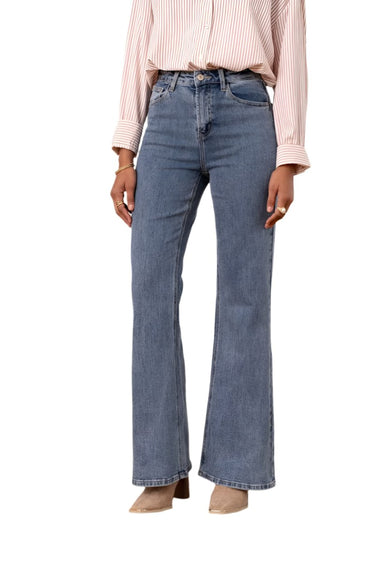 Oraije Paris Emily Mid-Waist Flare Jeans 