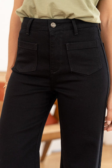 Oraije Paris Gasparette Wide Jeans in Black 