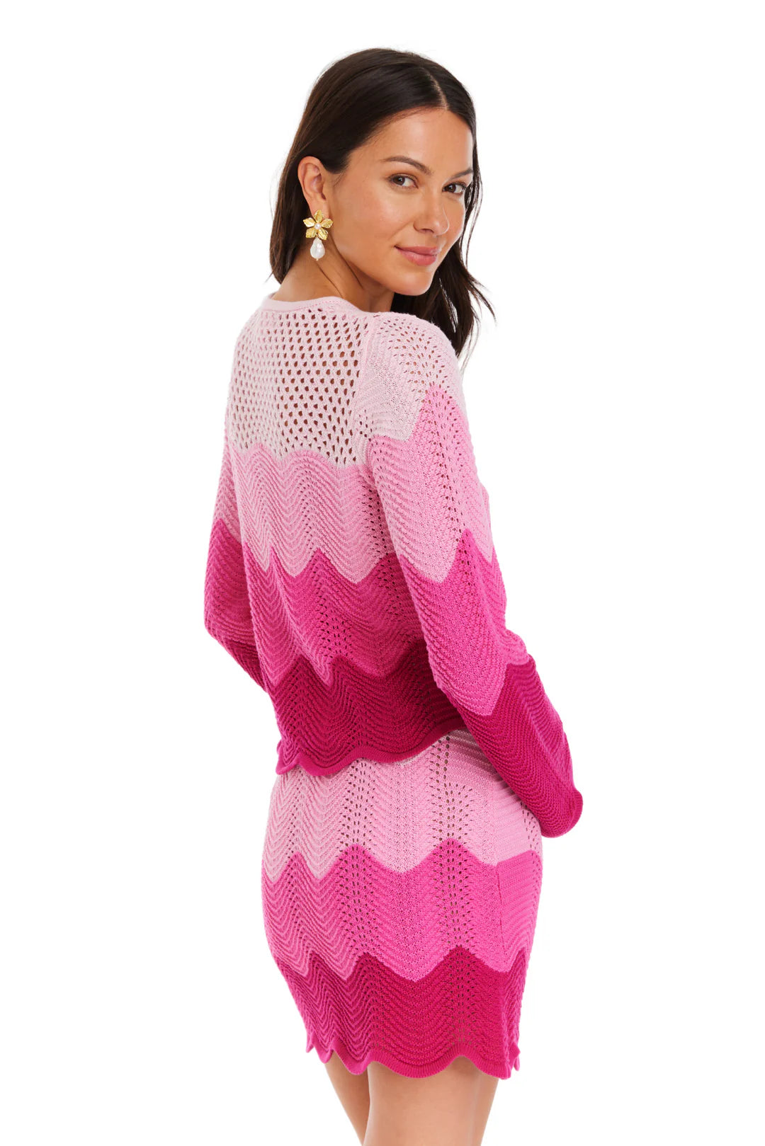 Allison New York Pink Ombre Skirt