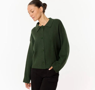 Sweewe Paris Tucker Cardigan in Green 