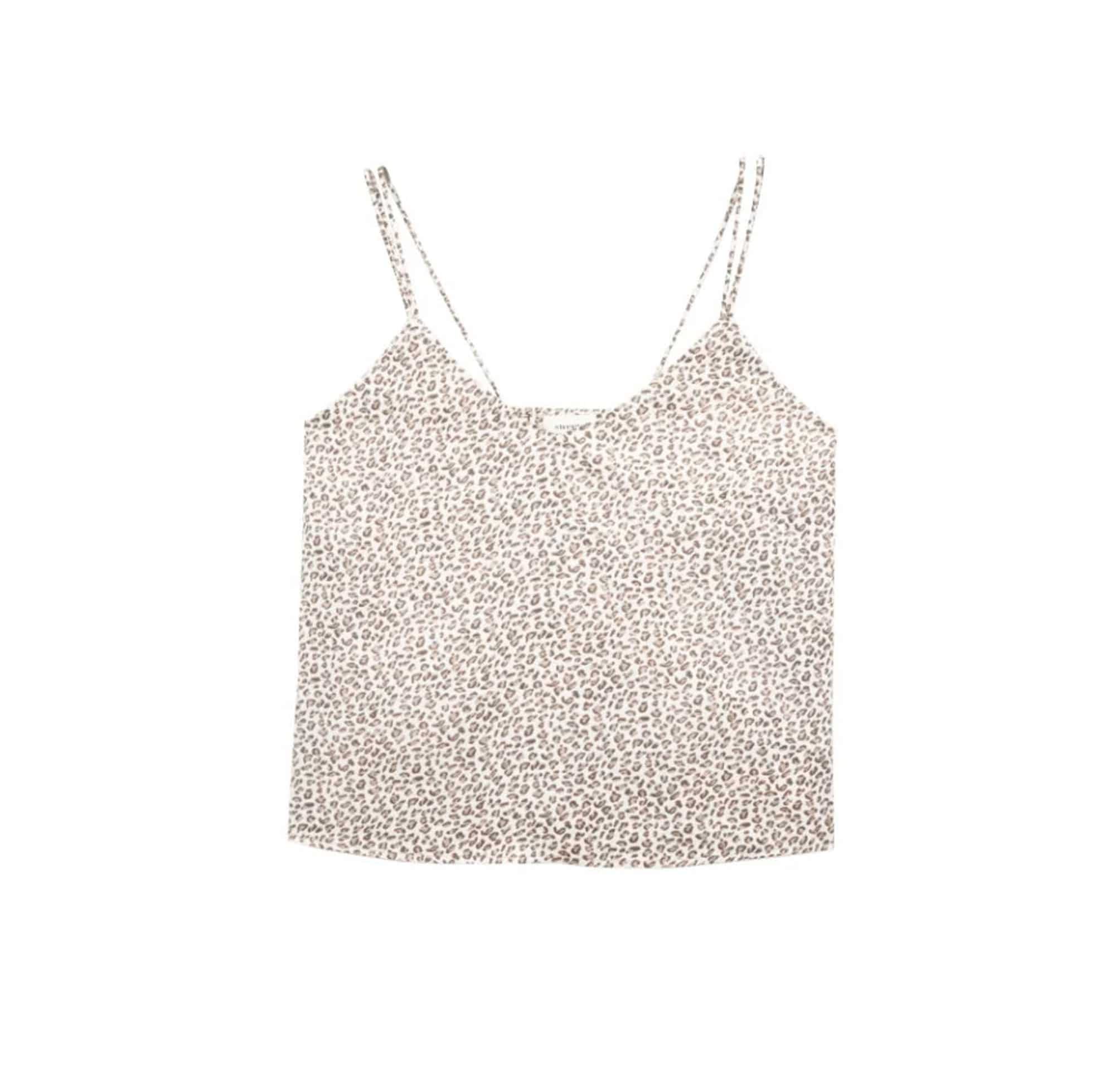 Sweewe Animal Print Cami in Beige and Brown 