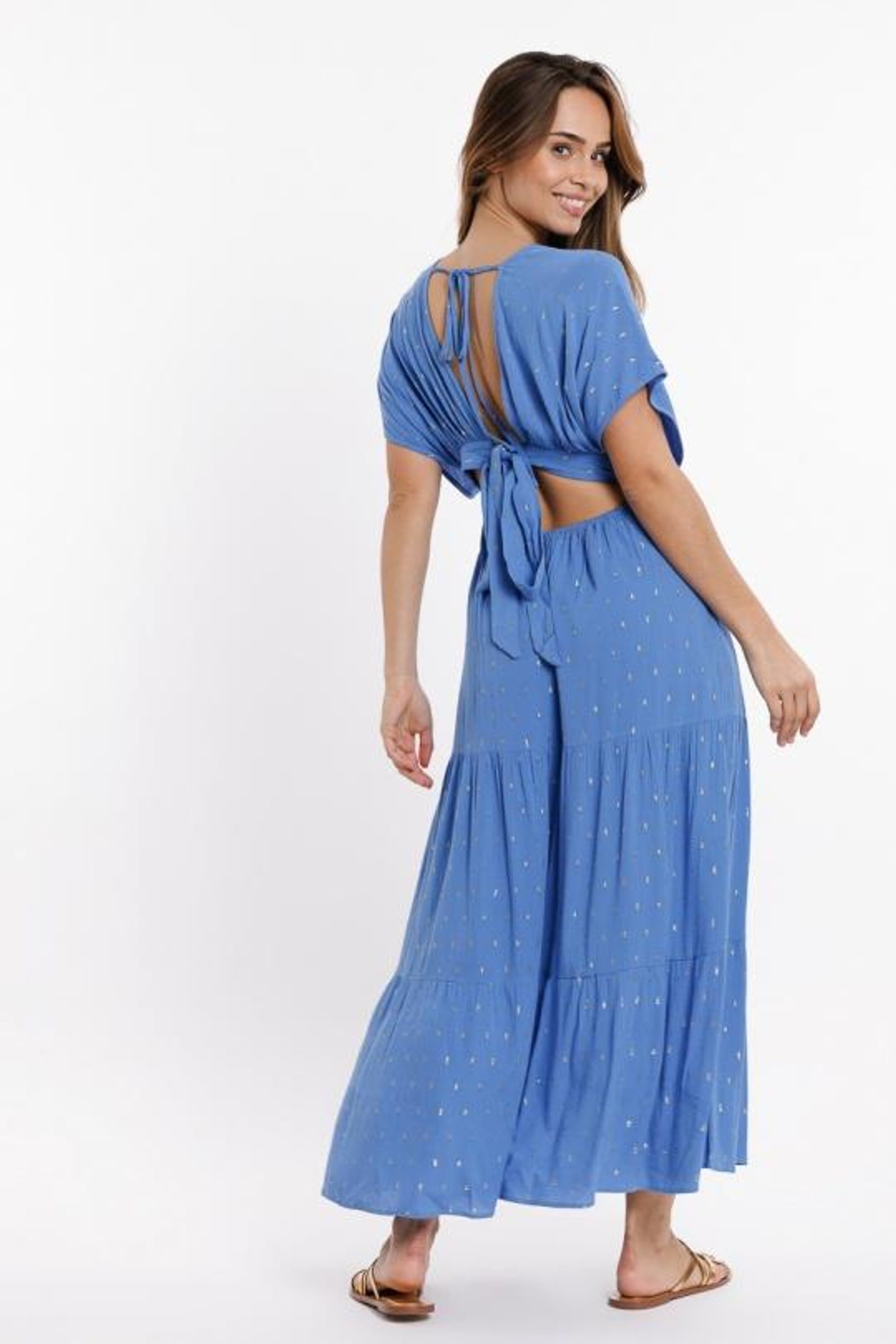 Sweewe Paris Summer Dress in Blue 