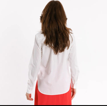 SWEEWE PARIS LONG SLEEVE BUTTON DOWN in White 