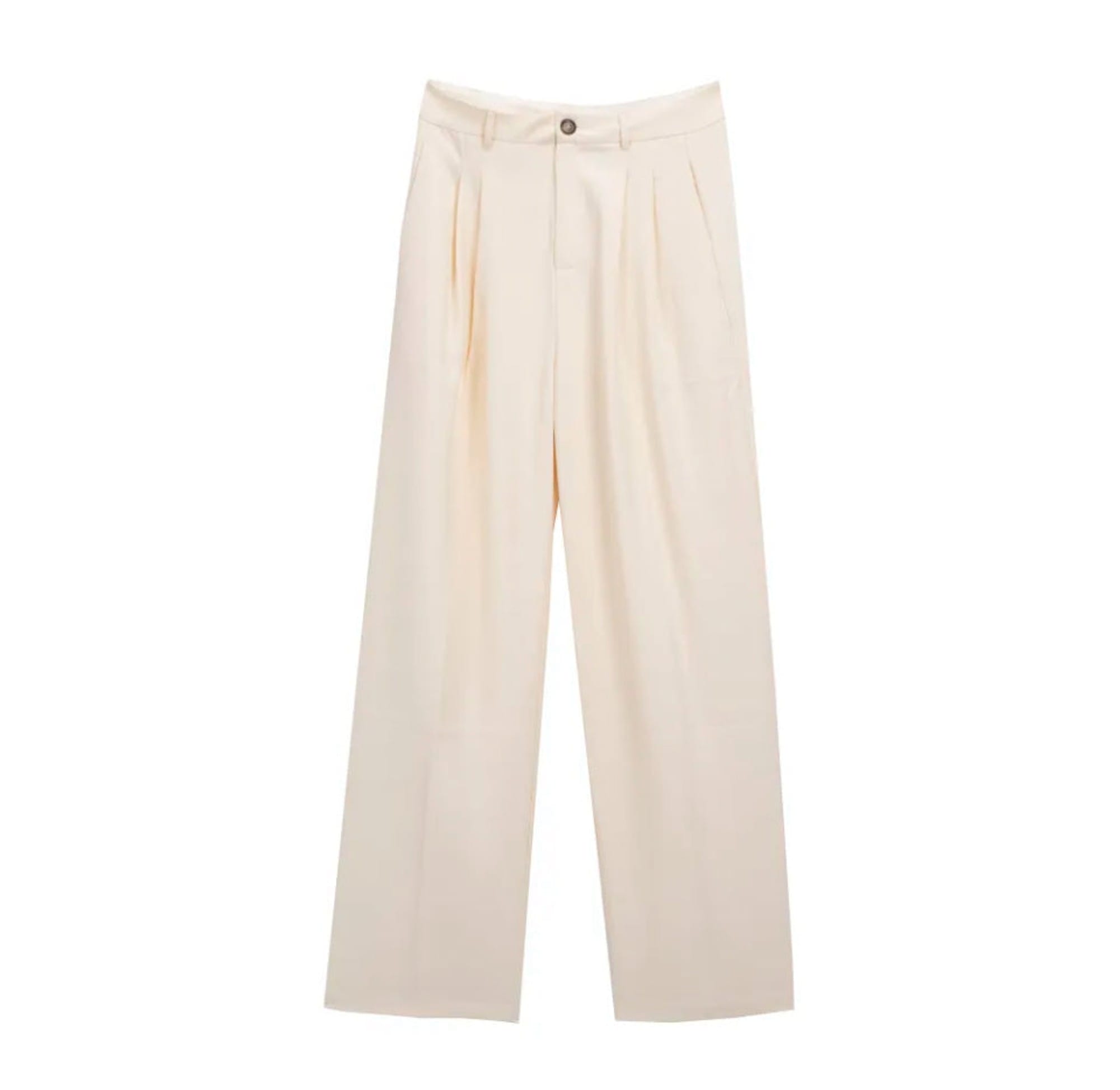 Sweewe French Trousers in Cream 