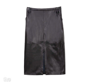 Sweewe Vegan Leather Pencil Skirt 