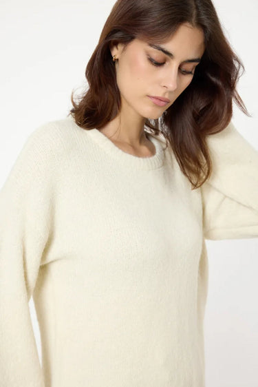 Sweewe Paris Crew Neck Sweater in Cream 