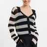 Sweewe Striped Knit Cardigan 