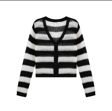 Sweewe Striped Knit Cardigan 