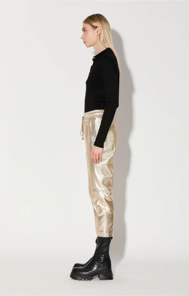 Walter Baker Minh Jogger, Gold - Leather - clever alice