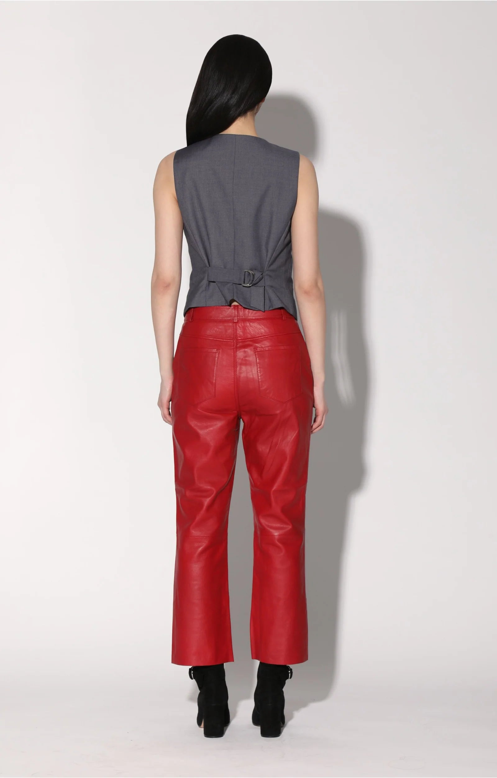 Walter Baker Selma Pant in Red - clever alice