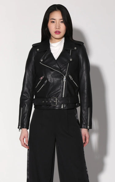 Walter Baker Allison Leather Jacket in Black