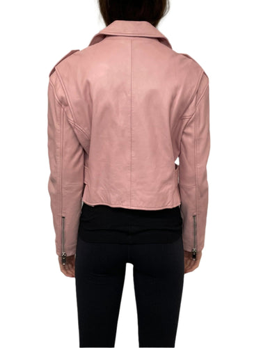 Walter Baker Pink Flamingo Leather Jacket 