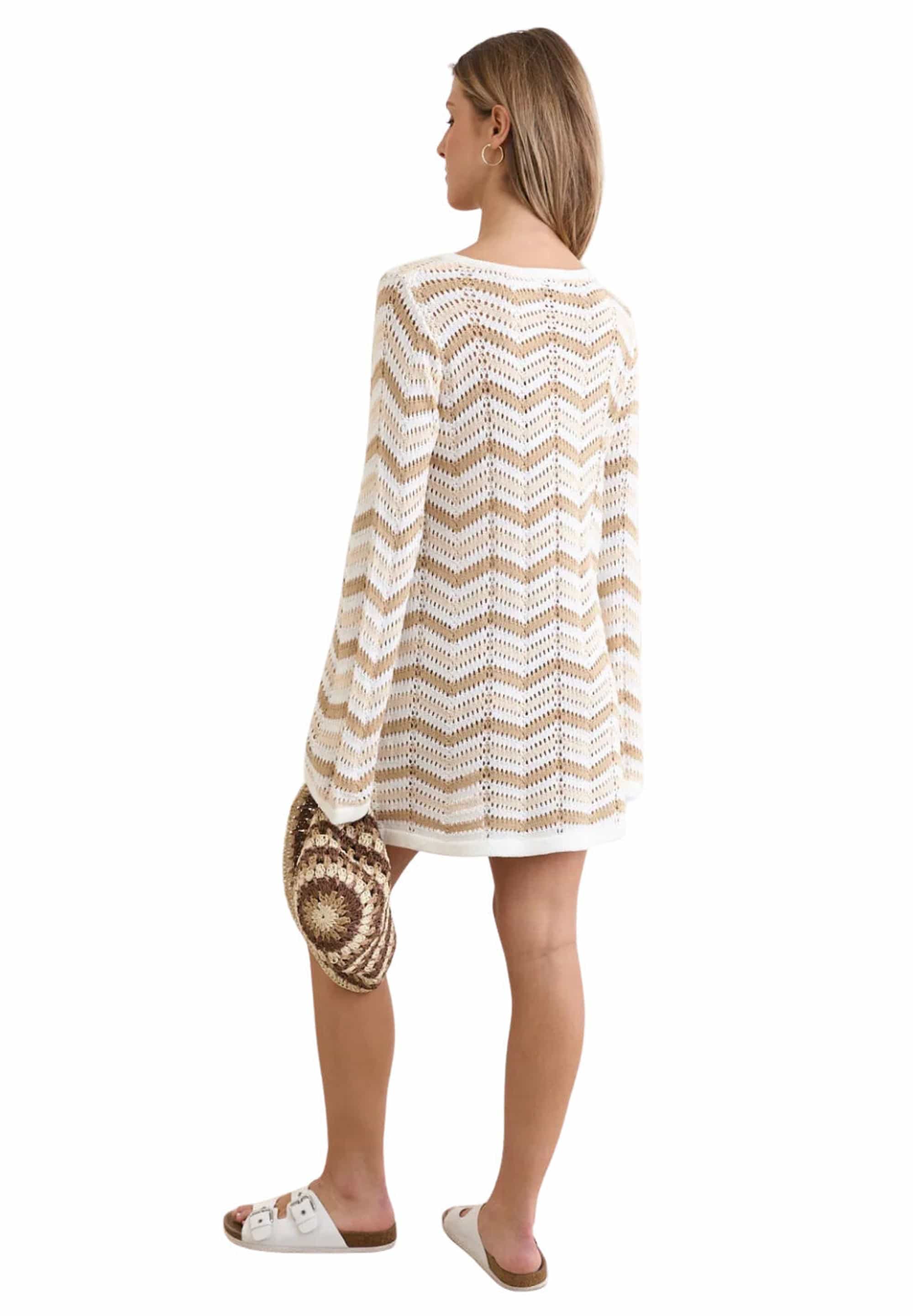 Clever Alice Knit Chevron Dress - clever alice