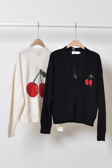 Clever Alice Cherry Cardigan 