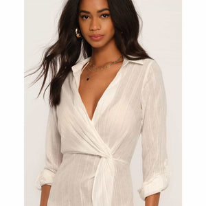 Heartloom Xena Cover-Up in Ivory or Pond - Ivory - Dresses