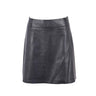 Mauritius Jella Leather Skirt in Black