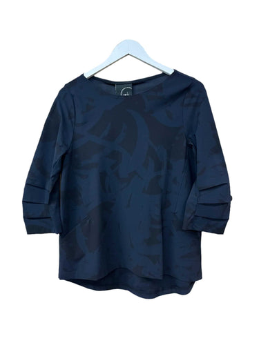 Porto Eloise Top in Navy and Black 