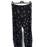 Porto Block Print Pant with Bubble Hem 