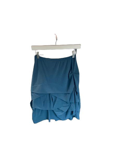Porto Croquette Skirt in Teal Navy 