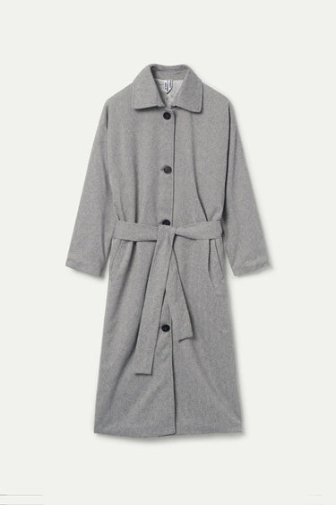 Wild Pony Long grey herringbone coat 