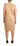 Moschino Beige One Sleeve Knee Length Shift Dress